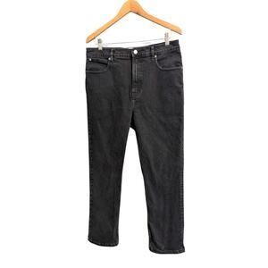 Everlane The Way High Slim Jean Black Organic Cotton Stretch Size 31 Short